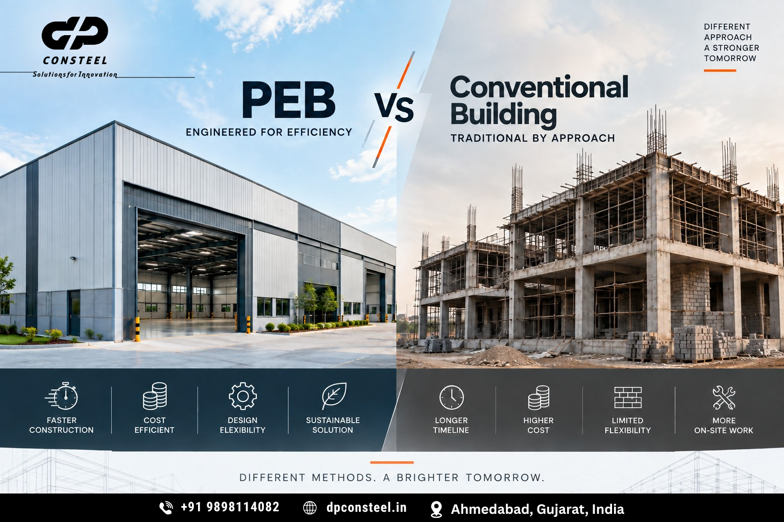 PEB vs Conventional Building: What Is the Difference?